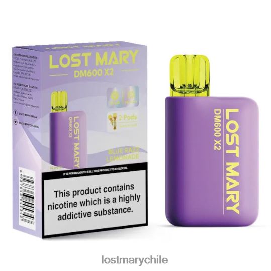 vape desechable perdido mary dm600 x2 limonada azul razz - LOST MARY vapes online 4RXB0R188