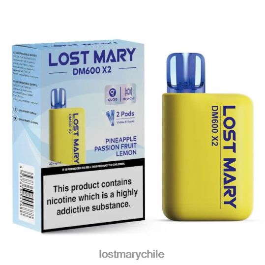 vape desechable perdido mary dm600 x2 piña maracuyá limón - LOST MARY online 4RXB0R197