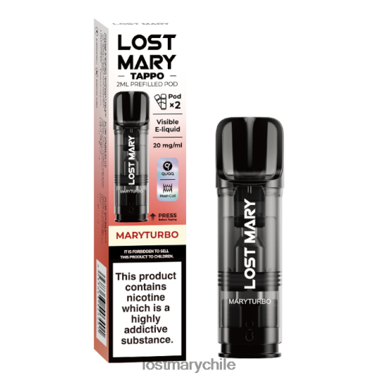 vainas precargadas de miss mary tappo - 20 mg - paquete de 2 maryturbo - LOST MARY precio 4RXB0R185